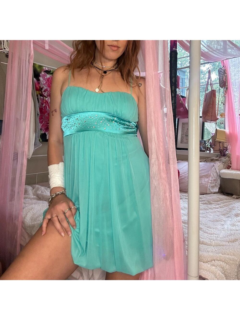 Trixxi y2k aqua babydoll party